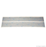 Photo of Dual Rally Racing Stripes Extra Long Hood or Roof Section before appliction