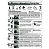 3M vinyl racing stripe installation instructions