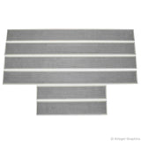 Universal 3M Vinyl 6" Solid Racing Stripes for Cars and Trucks